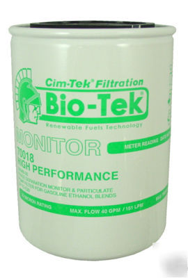 Cimtek bio-tek E85/biodiesel alcohol monitor filters