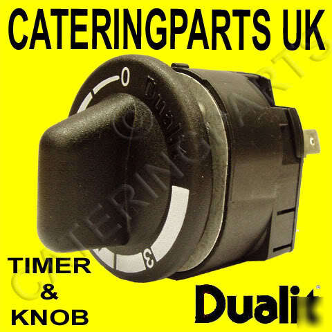 Dualit toaster timer with knob & instructions next day