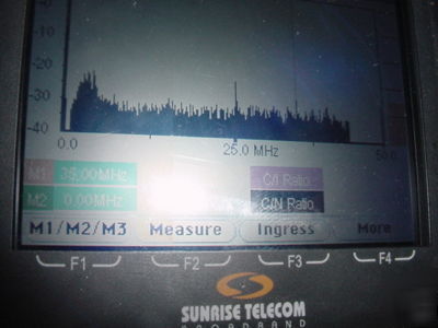 Exec sunrise telecom CM500IP signal level meter slm 