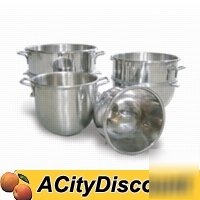 Fma stainless steel mixer bowl fits hobart 80 qt mixer