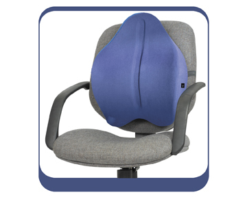 Freedom back chair cushion - lumbar support w/massage 