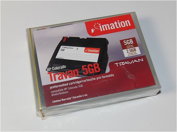 Imation travan 5GB data cartridge