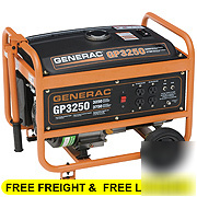 New generac 5724 gp series 3250 watt portable generator