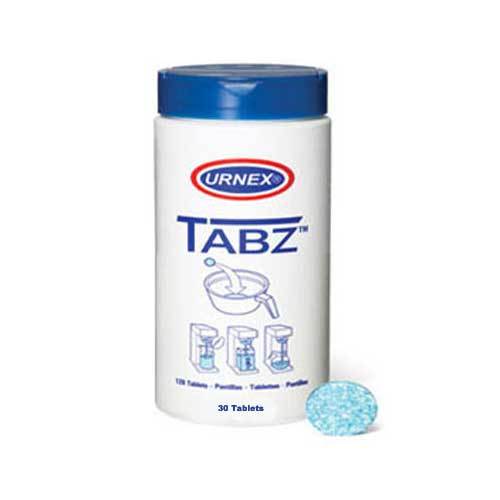 New urnex tabz coffee brewer cleaning tablets jar