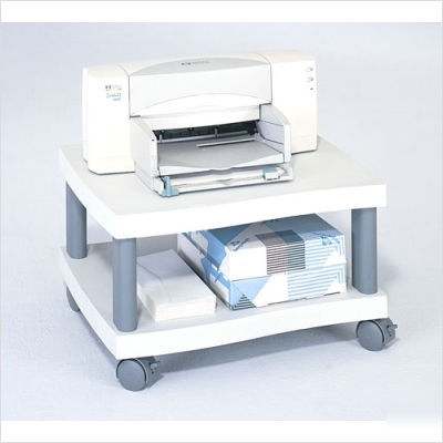 Safco products under desk wave printer stand