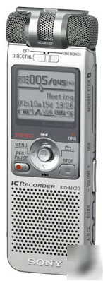Sony digital voice recorder w/dragon...: icd-MX20DR9