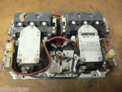 Westinghouse 11210K1CCN size 1 reversing motor starter 