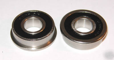 SFR6-2RS, stainless steel flanged R6 bearings,3/8