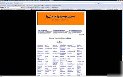 Large adsense info site info-xtreme.com for sale 