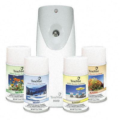 Timemist air freshener kit continually releases a