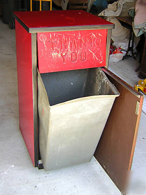 Trash, receptacle, can, interior, plymold, waste, used