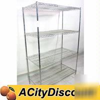 Used titan 4 shelf commercial 48X24 dry storage rack