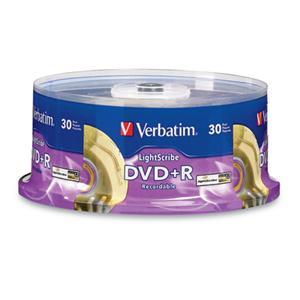 Verbatim lightscribe 16X dvd+r media