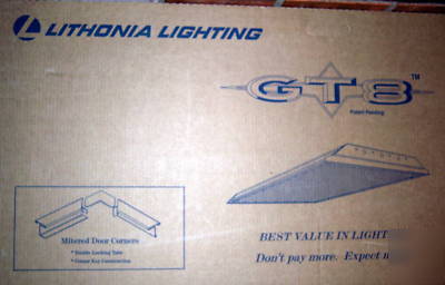 lithonia T8 fluorescent fixture 2X4â€™ 4-bulb 32 watt