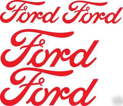 Ford 8N tractor 4 decal set free shipping 