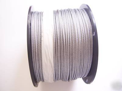 Galvanized wire rope, 1/8
