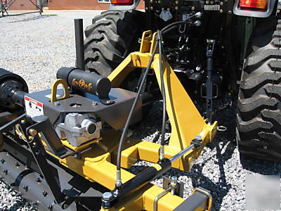 Harley TM5 5' tractor pto power box rake free shipping 