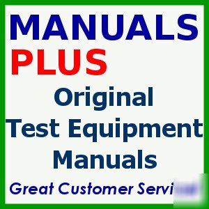 Hp model 1900A operating and service manual