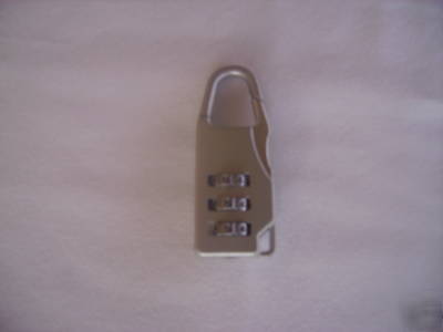Lot of 10 combination padlock for travel bag lock 