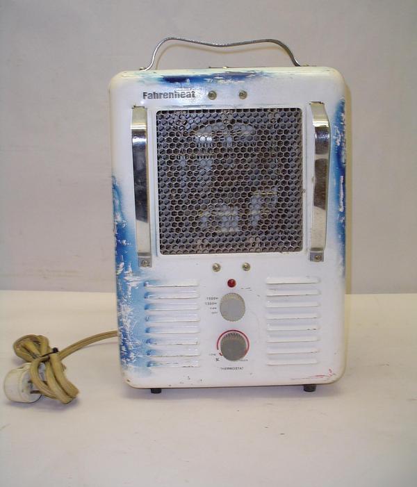 Marley deluxe portable fan forced space heater utility 