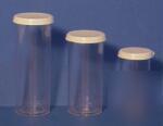 100 vials 9 dram clear plastic container overstock sale