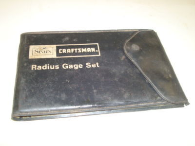 Craftsman 24 pc. stainless steel radius gage set 