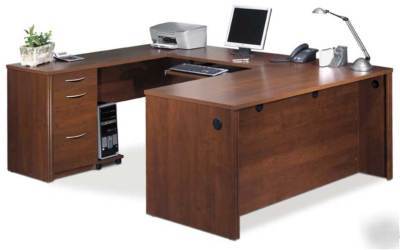 New 6PC u-shape executive office desk set, #be-emb-U2