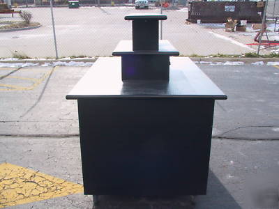 Display unit w/ample storage and electrical 