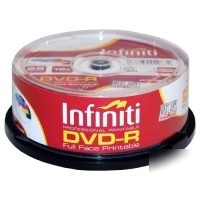 Infiniti pro full face printable dvd-r RS16XDVDMR25P