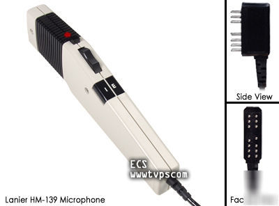 Lanier hm-139 (193-2000) voicewriter handheld mic