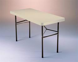 New 2959 lifetime 4' plastic lightweight folding table