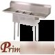 New commercial stainless nsf 3 comp sink 10X14X10 2-db