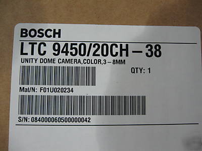 New bosch ltc 9450/20CH-38 utility dome camera w/ mount