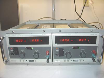(2) kenwood PD56-10D regulated dc power supplies