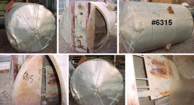 900 gal j and d erection tank - s/s - insulated #6315