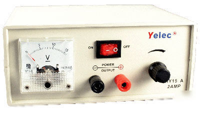 Dc power supply variable 1.5-15 volts @ 2 amps