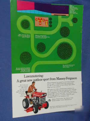 1969 massey ferguson lawn tractor ad, mf