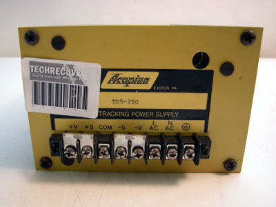 Acopian TD5-250 Â±5 dual output power supply