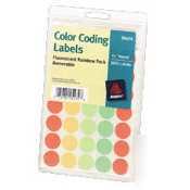 Avery-dennison print/write-on color coding labels |1