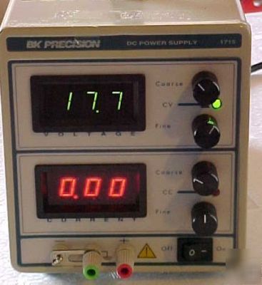 Bk 1715A dc power supply, single 0-60V dc, 0-2A,