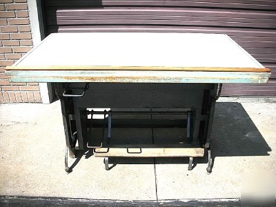 Drafting table heavy steel architect drawing desk 60X38