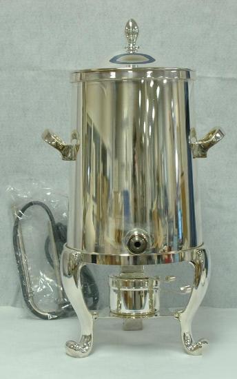 New oneida ouverture 3 gal silverplate coffee urn 