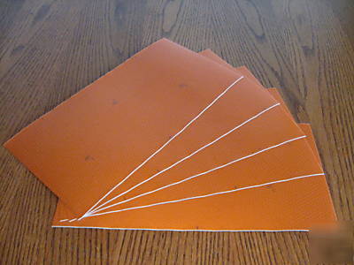 Orange reflective tape/5PC - 6 x 12 