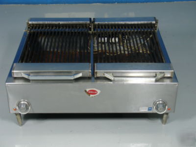 Wells b-50 counter broiler stainless char broiler