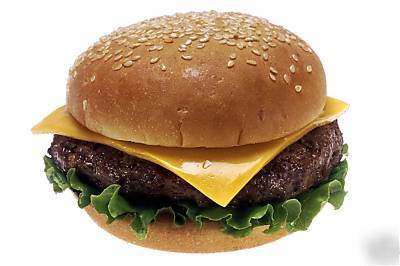 2 catering/burger/food van cheeseburger vinyl stickers
