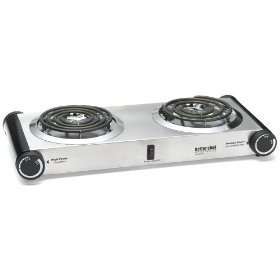 Better chef buffet burner table top dual stove heater 