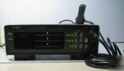 Minolta tv-2150 tv color analyzer with probe