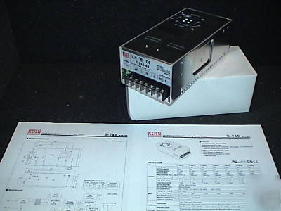 New meanwell 48V switching power supply s-240-48 w/fan