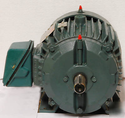 New reliance 5 hp 1750 rpm 3 phase motor surplus