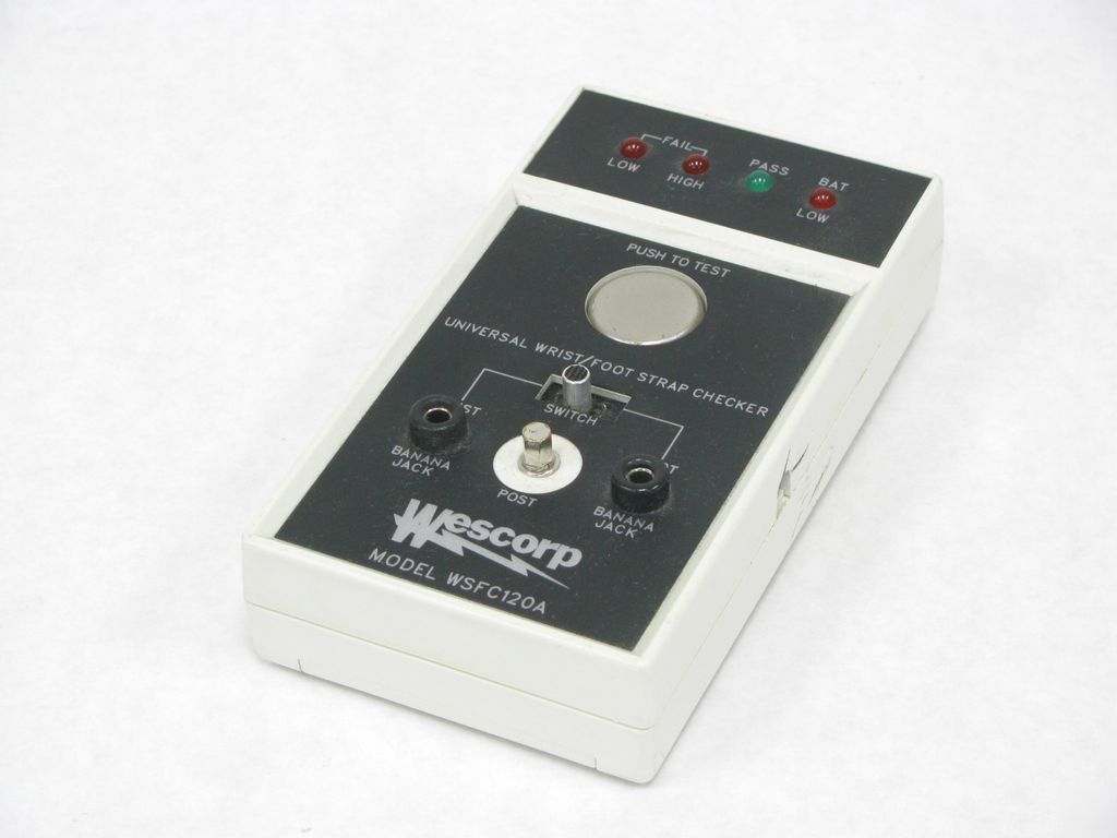 Wescorp WSFC120A universal wrist/foot strap checker
